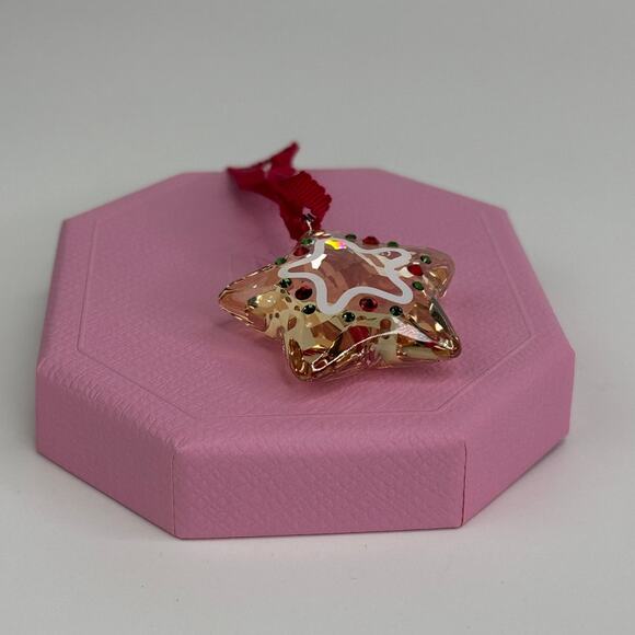 Swarovski Holiday Cheers Gingerbread Star Ornament Christmas - Picture 3 of 9